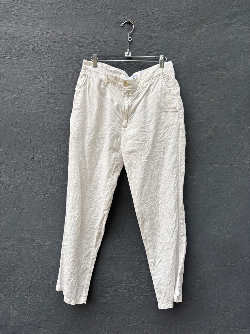100% Linen CK White Dress Pant 32 X 30
Coastal Core 90’s aesthetic